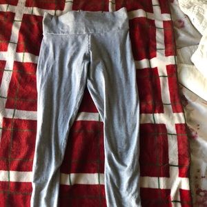 Gray leggings
